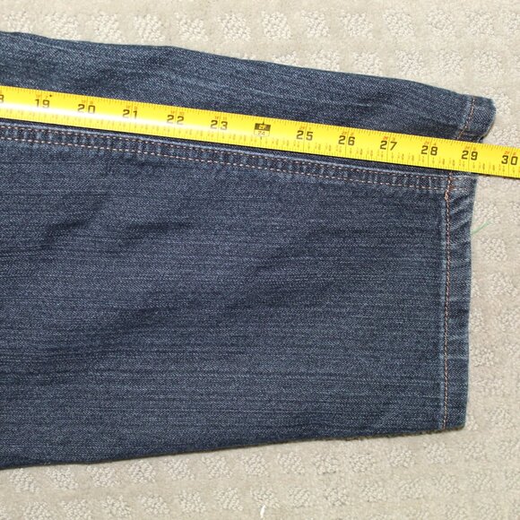 Just My Size Women's 24W Jeans 44x29 Stretch Classic Straight Medium Blue Denim - Picture 3 of 4